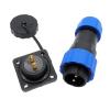 SP20 Flange-Mount Connector Receptacle, 4 Holes, IP68, 2/3/4/5/6/7/8/9/10/12/14-Pin, 1 Pc (5-Pin) view 4