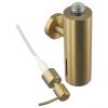 Gdfnmogo Stainless Steel Wall-Mounted Soap Dispenser, 250 mL, for Bathroom and Kitchen, Rust-Resistant Space-Saving Design (Gold) view 1