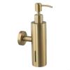 Gdfnmogo Stainless Steel Wall-Mounted Soap Dispenser, 250 mL, for Bathroom and Kitchen, Rust-Resistant Space-Saving Design (Gold) view 4