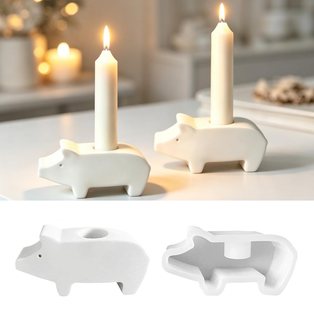 2-Pack Pig Silicone Molds