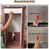 Customizable White Accordion Roll-Up Door for Cabinets view 2