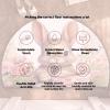 xueneige 3D Optical Illusion Easter Bunny Half-Round Velvet Doormat, Easter Decor Rug view 4