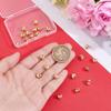 Beebeecraft 1 Box 30Pcs 18K Gold-Plated Heart Beads view 3