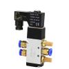ZXTIIEUF 4V110-06 1/8 Pneumatic Solenoid Valve, 5-Way 2-Position, DC 24V view 3