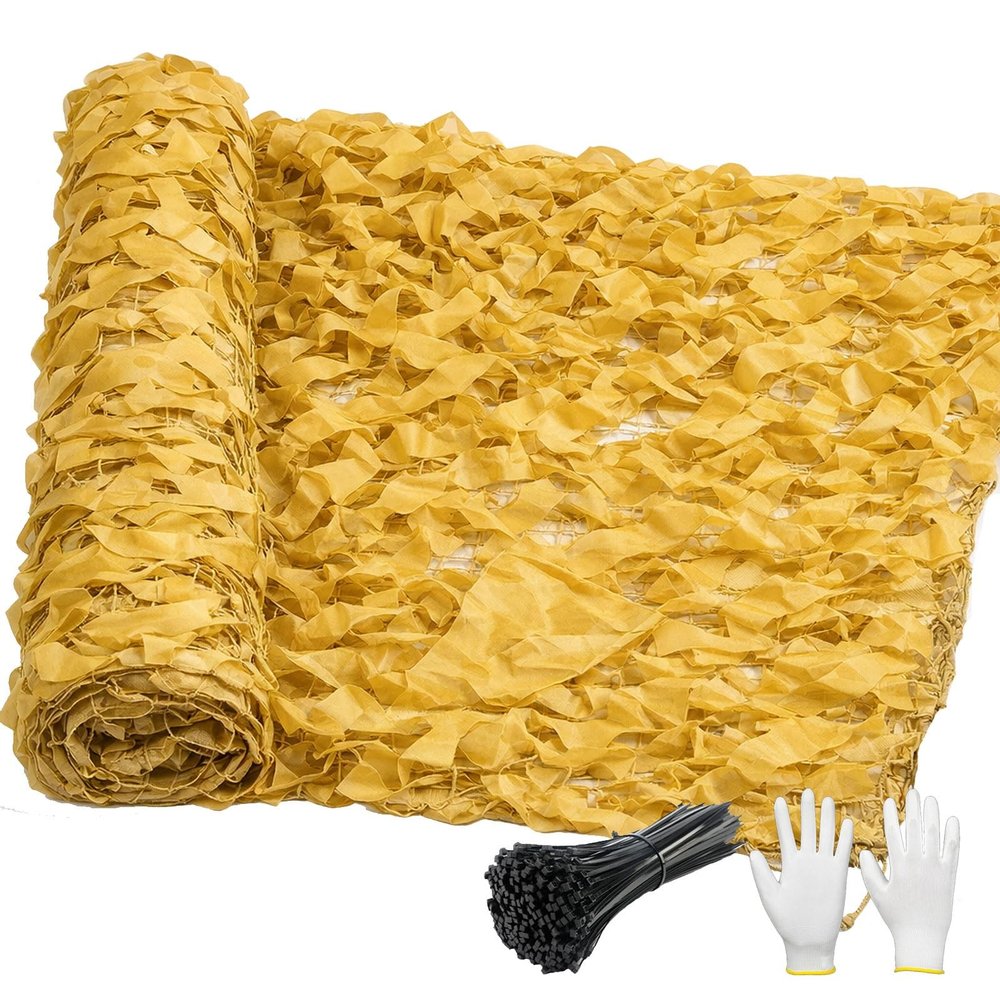 Camouflage Shade Net, Oxford Fabric, Multiple Sizes, W3.5 x H15 m