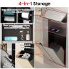 JYHHCYS Recessed Toilet Paper Holder, Trash Bin & Toilet Brush Cabinet view 3