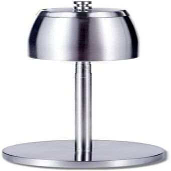 QIYFOZ Freestanding Ashtray, Height-Adjustable Stainless Steel, Portable