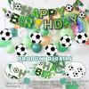 Soccer Birthday Decorations for Boys with Happy Birthday Garland, 7-Piece Set view 3