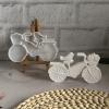Bicycle Silicone Mold | Bird on Bicycle Design view 3