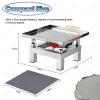 HuanSebesity Stainless Steel Concrete Vibrating Table, 35 × 35 cm view 2