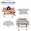 HuanSebesity Stainless Steel Concrete Vibrating Table, 35 × 35 cm view 4