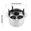 Stainless Steel Spaghetti Pot with Strainer Insert view 2