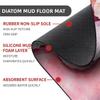 OBASDFD Non-Slip Diatomaceous Earth Bath Mat, Strawberry Mushroom Snail Design, 17 x 27.5 in view 2