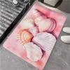 OBASDFD Non-Slip Diatomaceous Earth Bath Mat, Strawberry Mushroom Snail Design, 17 x 27.5 in view 3