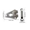 YIXANNX 10-Pack Metal Pants Hooks view 2