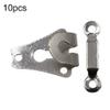 YIXANNX 10-Pack Metal Pants Hooks view 3