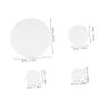 YARNOW 40-Piece Round Clear Acrylic Miniature Bases, Sturdy and Reliable for DIY Crafts and Small Model Figures view 2