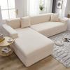 OBASDFD Thick Stretch Sofa Cover, Non-Slip, Washable, Sectional Sofa Protection (White, 2-Seater, 145–185 cm) view 1