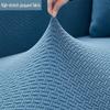 OBASDFD Thick Stretch Sofa Cover, Non-Slip, Washable, Sectional Sofa Protection (White, 2-Seater, 145–185 cm) view 2