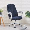 OBASDFD Stretch Chair Cover for High-Back Office Chairs, Washable, Removable, Non-Slip, Light Brown, Large view 3