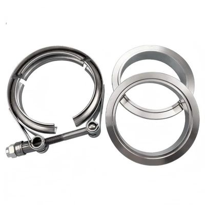 V-Band Clamp, Male/Female Flange Set, 304 Stainless Steel, Multiple Sizes (1.75 in)