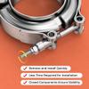 V-Band Clamp, Male/Female Flange Set, 304 Stainless Steel, Multiple Sizes (1.75 in) view 4