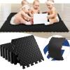 2026 Professional Gym Floor Mats Set, EVA Soft Foam, Extra-Thick Protection, Black view 3