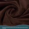 OBASDFD Velvet Slipcover for Swivel Chairs, Navy Blue view 3