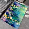 OBASDFD Watercolor Wildflower Bath Mat, Non-Slip Diatomaceous Earth Stone Mat, Quick-Drying and Absorbent (#41, 17 x 27.5 in / 43 x 70 cm) view 1
