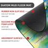 OBASDFD Watercolor Wildflower Bath Mat, Non-Slip Diatomaceous Earth Stone Mat, Quick-Drying and Absorbent (#41, 17 x 27.5 in / 43 x 70 cm) view 3