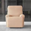 OBASDFD Reversible Jacquard Recliner Cover - Stretch Protection with Elastic Pocket (White) view 2