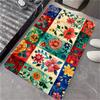 OBASDFD Diatomite Bath Mat with Abstract Lines and Gradient, Non-Slip, Quick-Drying, 43 x 70 cm (#43) view 3