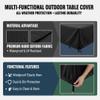 MaKYSS Waterproof Outdoor Furniture Cover, 325 x 50 x 30 cm, 420D Oxford Polyester, Black view 4
