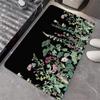 OBASDFD Diatomaceous Earth Bath Mat, Pink Watercolor Floral Design, Non-Slip, Quick-Drying, 16 x 24 in (40 x 60 cm) (#13) view 4
