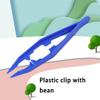 AMSLSIU 3-Piece Colorful Safety Plastic Tweezers view 4