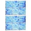 2-Piece 3D Bathtub Stickers, Waterproof, Non-Slip PVC view 1