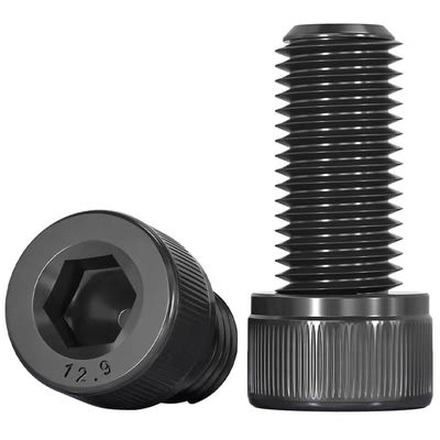 20 M8 x 20 Black Button Head Socket Screws, ISO 7380, Grade 12.9, Full Thread