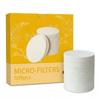 500pcs Coffee Filter Papers, 64mm Compatible with AeroPress, Disposable & Round Paper Filters, White view 1