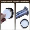 500pcs Coffee Filter Papers, 64mm Compatible with AeroPress, Disposable & Round Paper Filters, White view 3