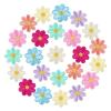SHENLIU 48-Piece Fabric Flower Iron-On Patches view 1