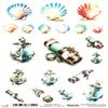 Josys Craft Fairy Rice Paper A4 Decoupage Maritime Design view 1