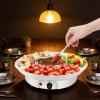 OVAQUIXI Electric Fondue Pot Set with 10 Forks and Removable Serving Tray view 2