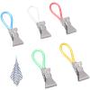 6-Pack Metal Steel Towel Clips view 3