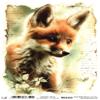 Josys Craft Rice Paper A4 Decoupage Collection - Young Fox view 1
