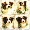 Josys Craft Fairy Rice Paper A4 Collection - Australian Shepherd view 1