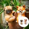 ASHLUYAK Resin Dog Planter Huggers and Garden Statues view 2