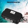 Luqeeg Waterproof Storage Case, Impact-Resistant Airtight ABS Box with Removable Rubber Lining, Black view 2