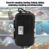 Luqeeg Waterproof Storage Case, Impact-Resistant Airtight ABS Box with Removable Rubber Lining, Black view 4