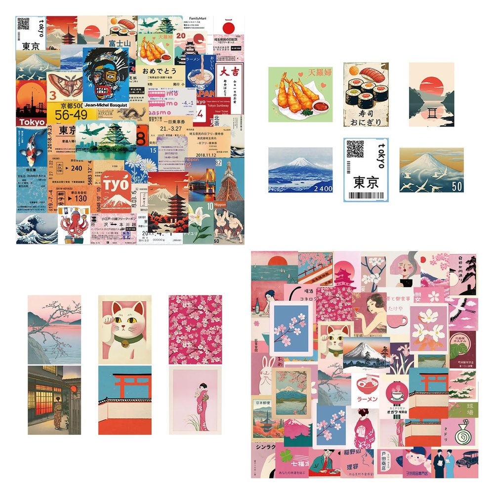 CHROMACRAFT 100 Japanese Style Stickers