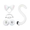 Pitadue Cat Costume Set with Ears, Tail, Collar and Wrist Cuffs view 1